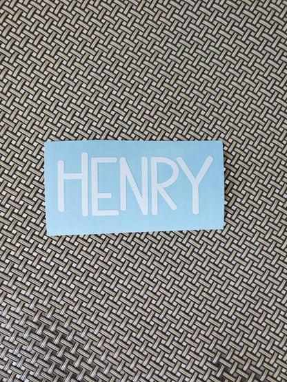 Custom Name Vinyl Decal, Tumbler Decal, Wedding Decal, Gift Decal