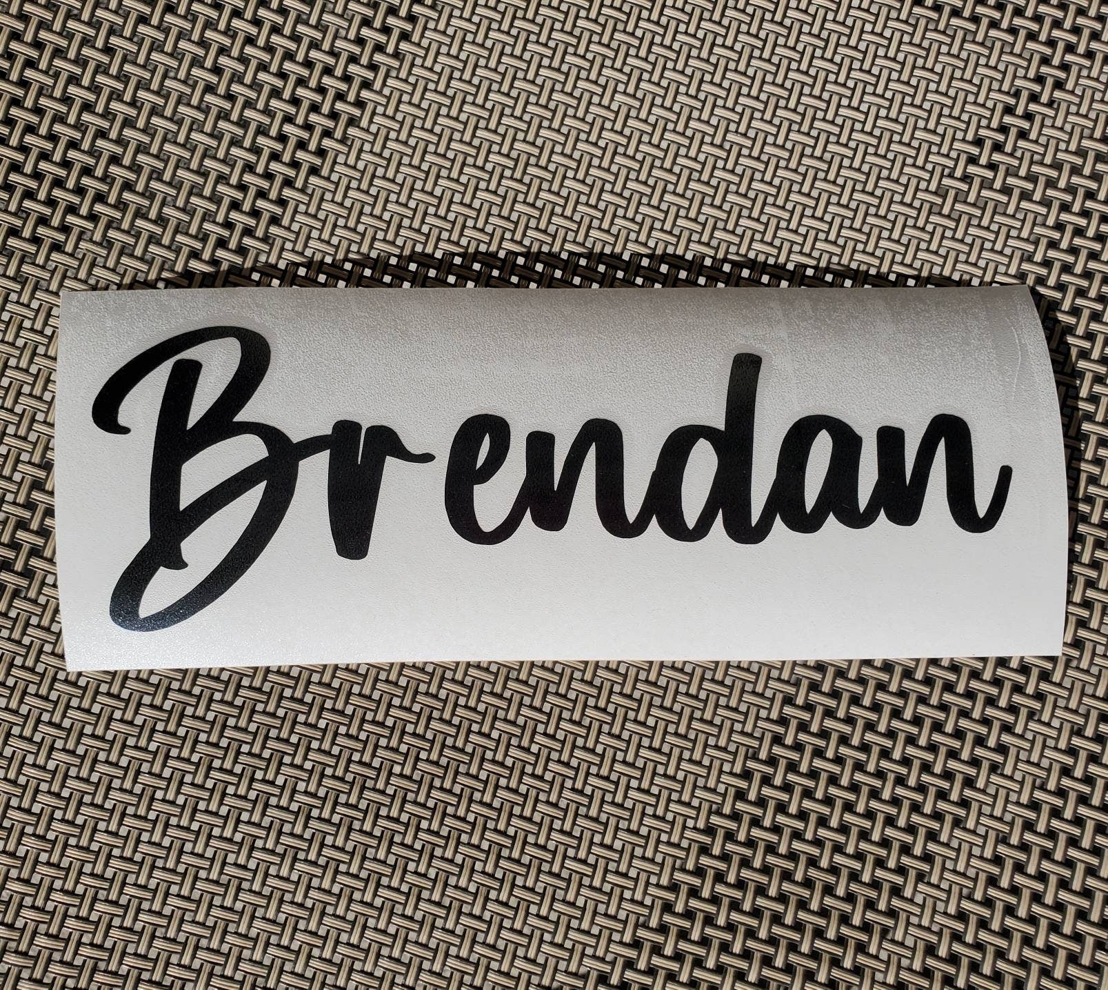 Custom Name Vinyl Decal, Tumbler Decal, Wedding Decal, Gift Decal