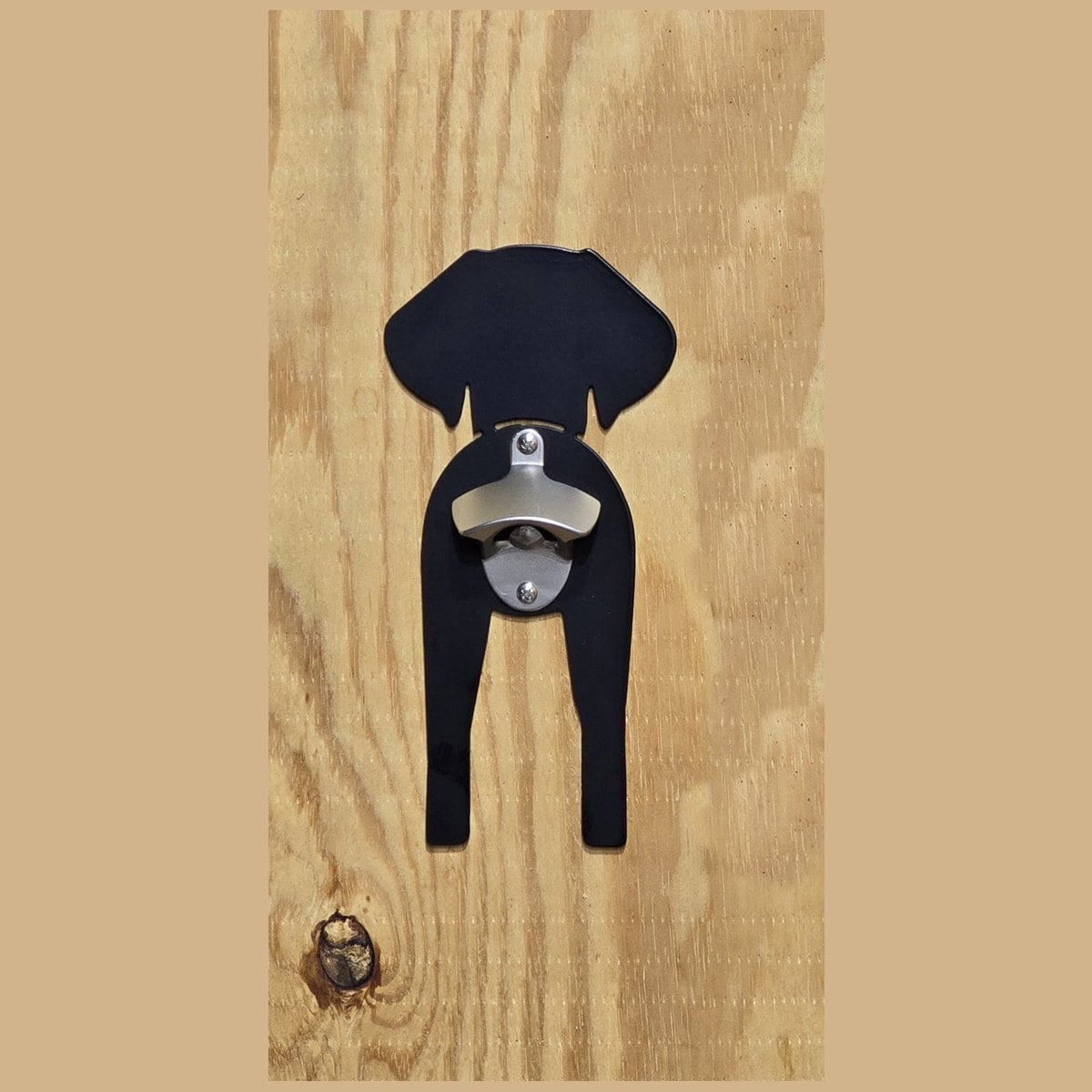 Weimaraner, Dog Butt Bottle Opener, Wall Hanger, Gift Idea, Powder Coated