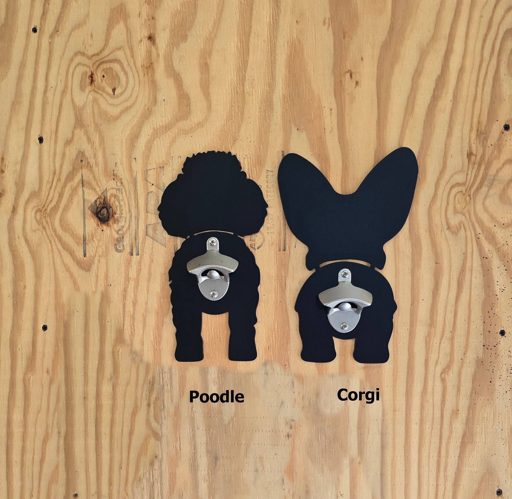Chorkie, Dog Butt Bottle Opener, Wall Hanger, Gift Idea, Powder Coated