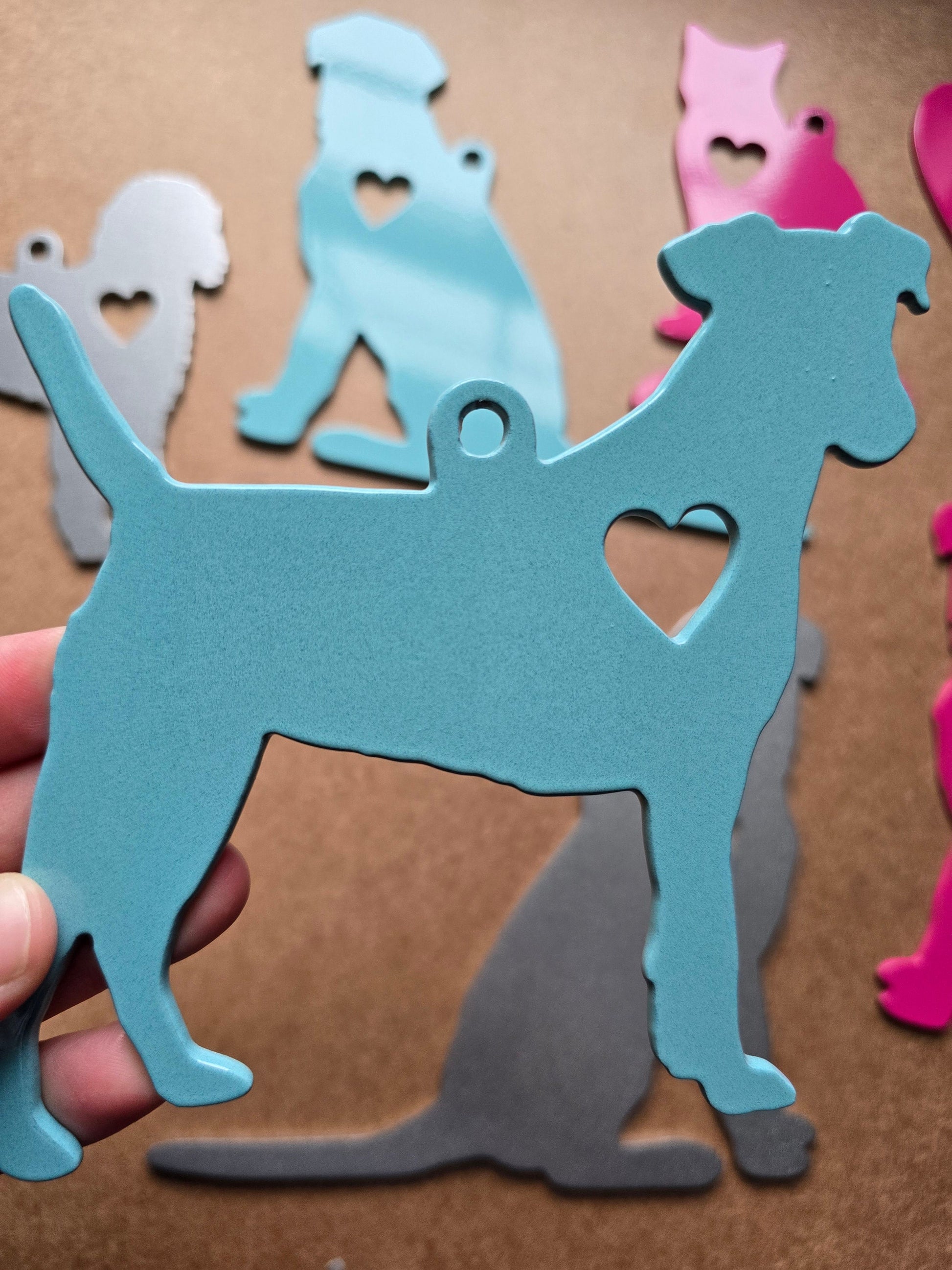Jack Russell Terrier Metal Ornament, CNC Plasma Art, Gift Idea