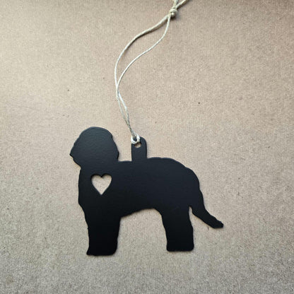 Cockapoo Metal Ornament, CNC Plasma Art, Gift Idea, Optional Personalization with Vinyl Decal